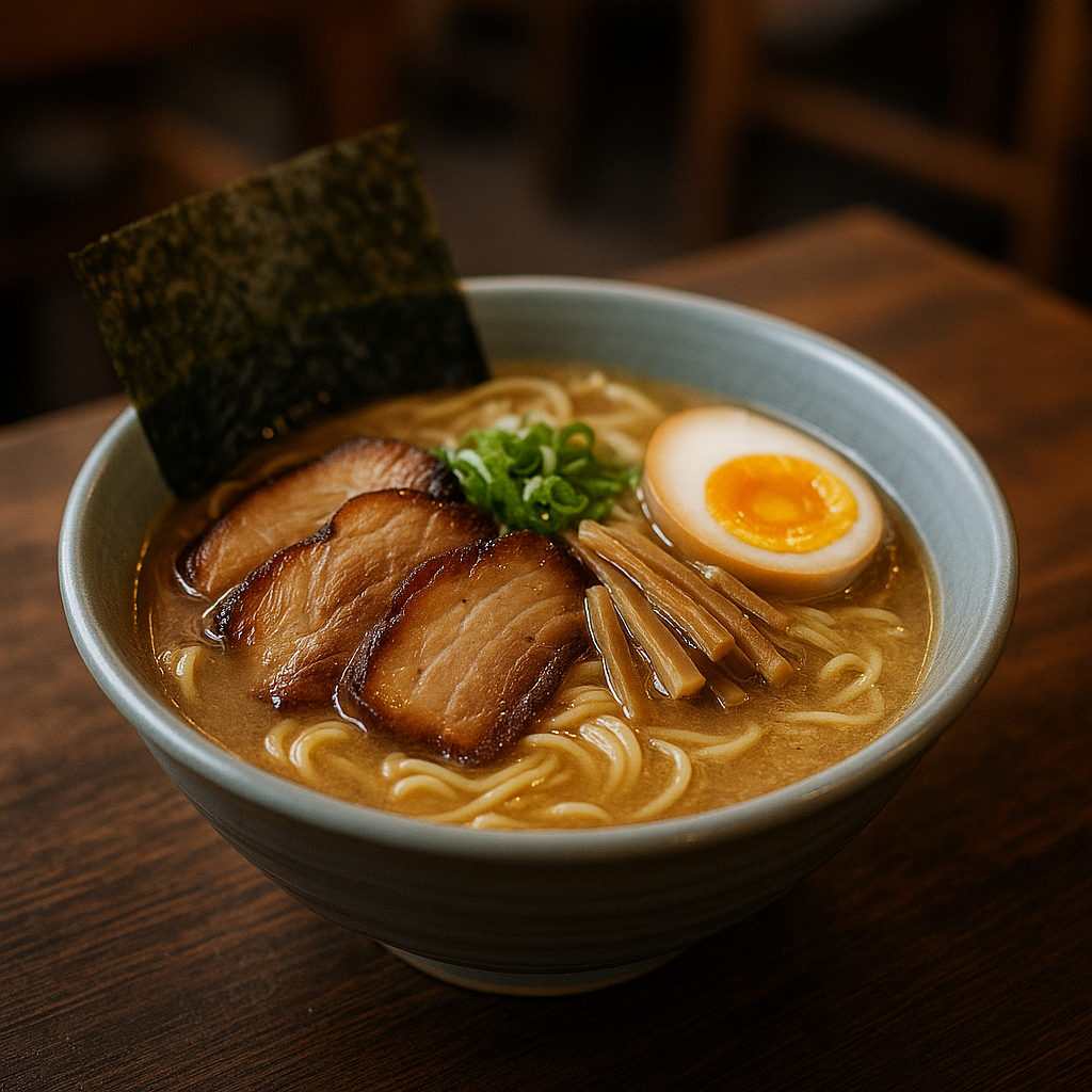 Tonkotsu ramen bowl