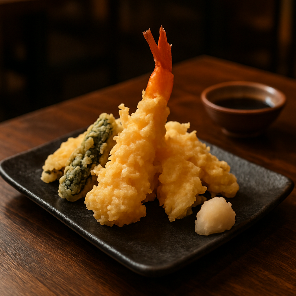 Shrimp and vegetable tempura