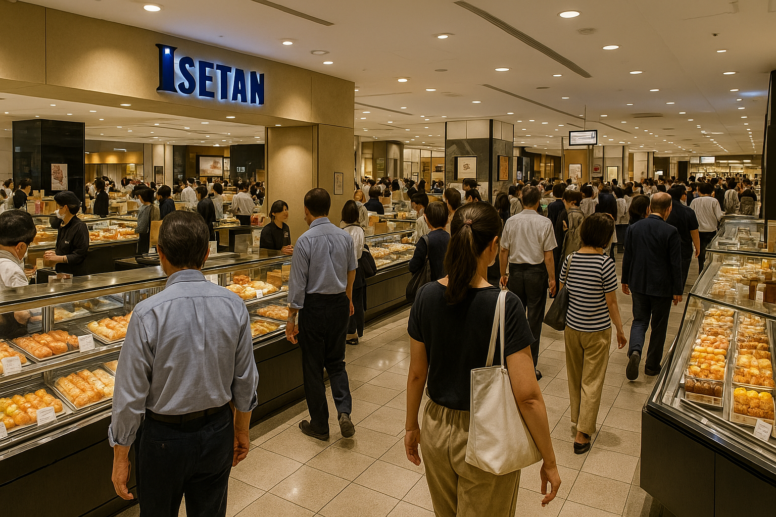 Isetan Shinjuku depachika entrance