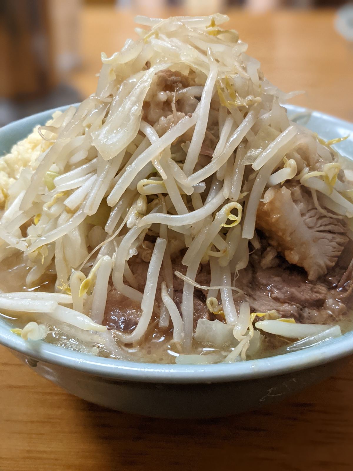 Closeup of Momijiya Ramen